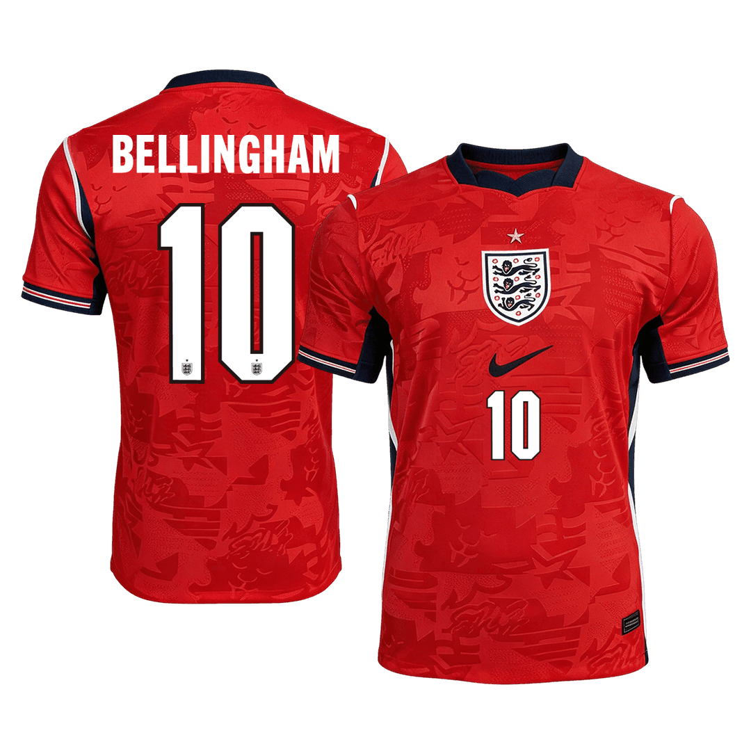 England BELLINGHAM 10 ユニフォーム M BELLINGHAM #10 Player Version England Away Soccer Jersey World Cup