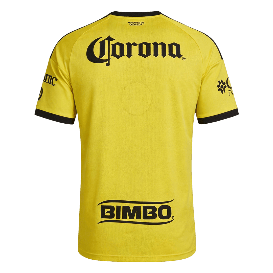 Men Fan Version Club America Home Soccer Jersey 2026/27 Yellow