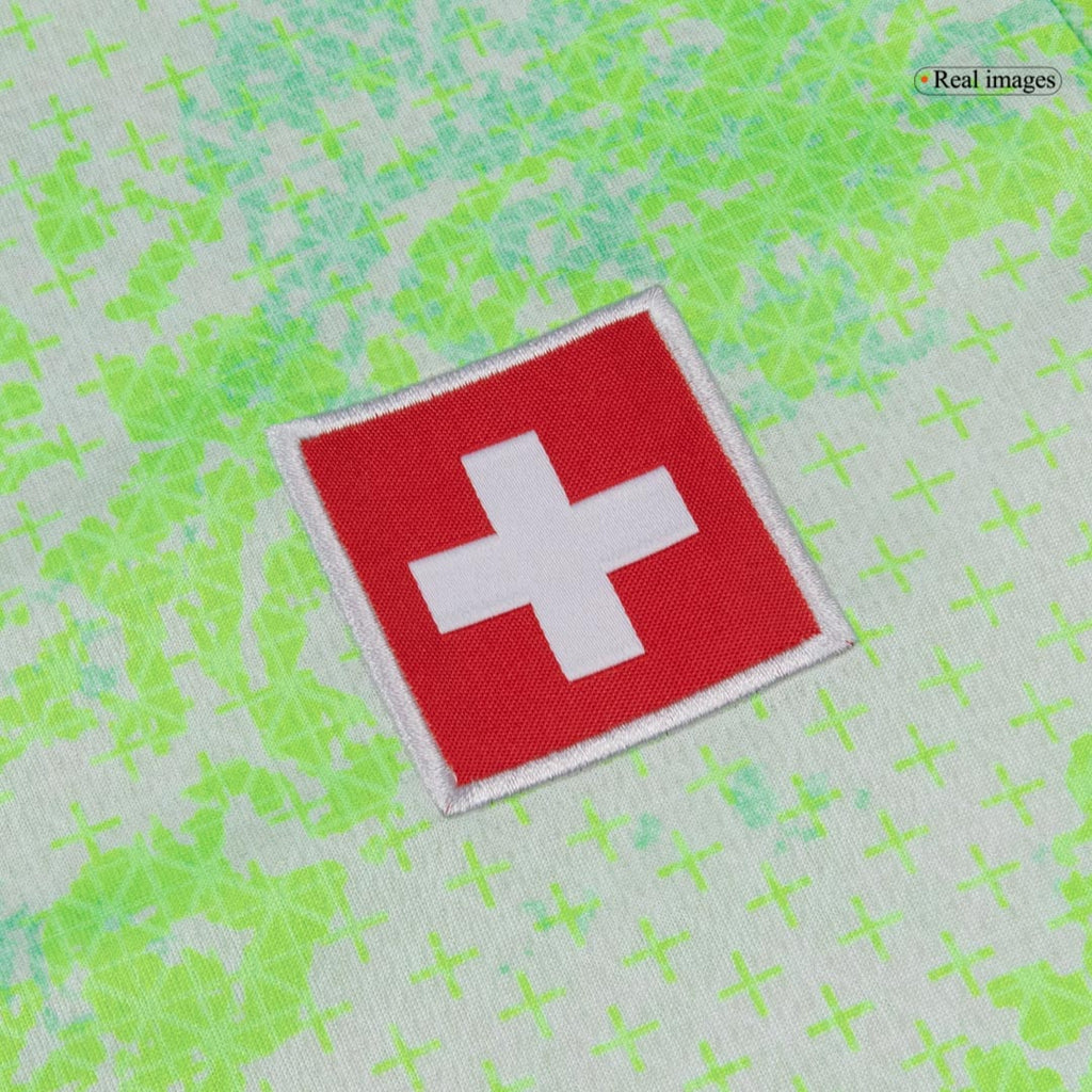 REULER #8 Switzerland Away Soccer Jersey World Cup 2026 Green