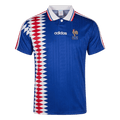 Men Retro Fan Version 1994 France Home Soccer Jersey Blue