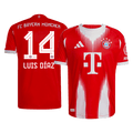 Bayern Munich 2025/26 Home Soccer Jersey - LUIS DÍAZ #14 - Player Version