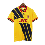 Men Retro Fan Version Arsenal Away Soccer Jersey 1993/94 Yellow