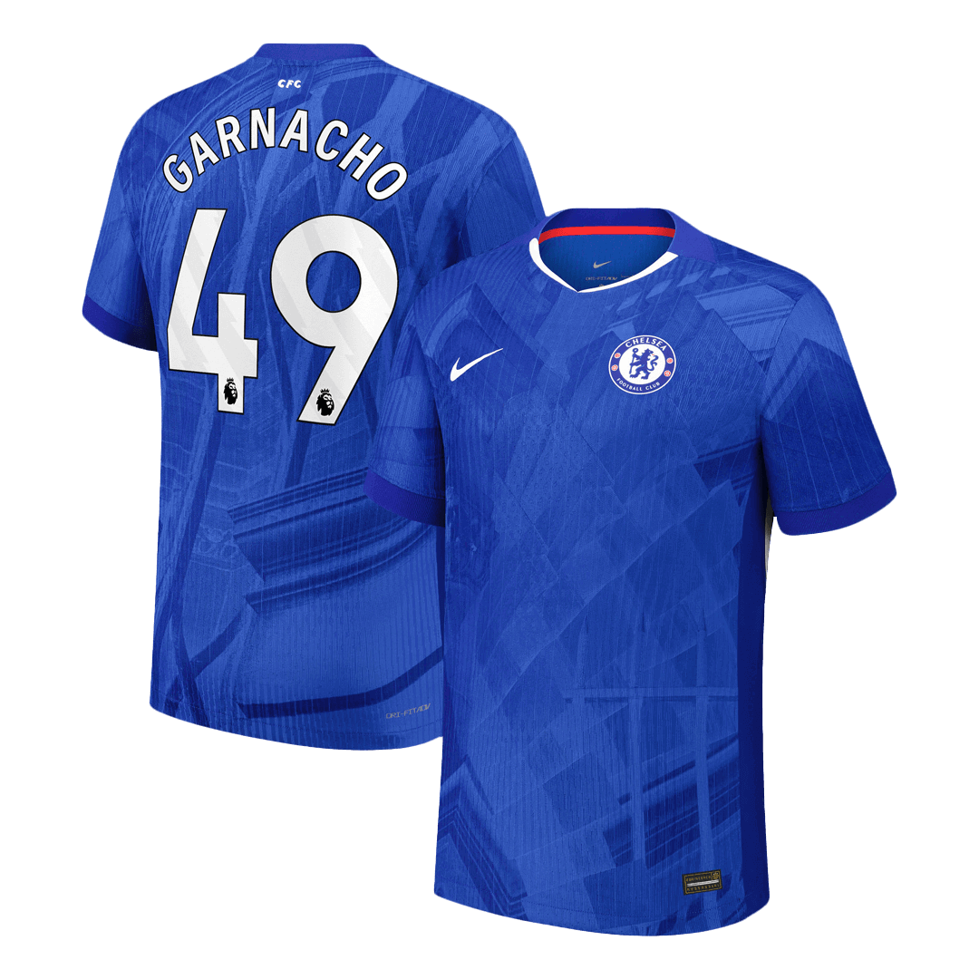 Chelsea 2025/26 Home Soccer Jersey - GARNACHO #49 - Player Version