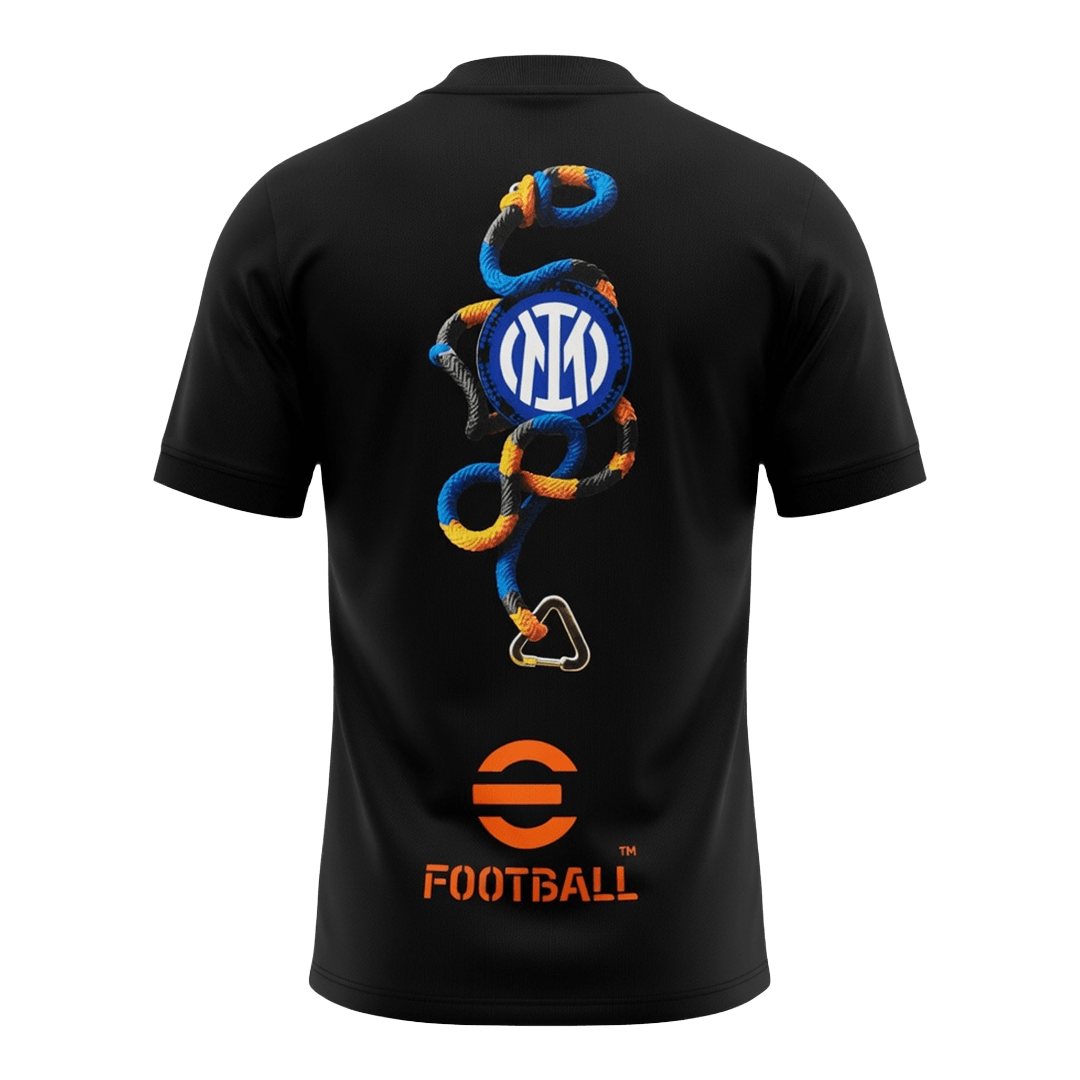 Inter Milan Pre-Match Soccer Jersey 25/26 Black