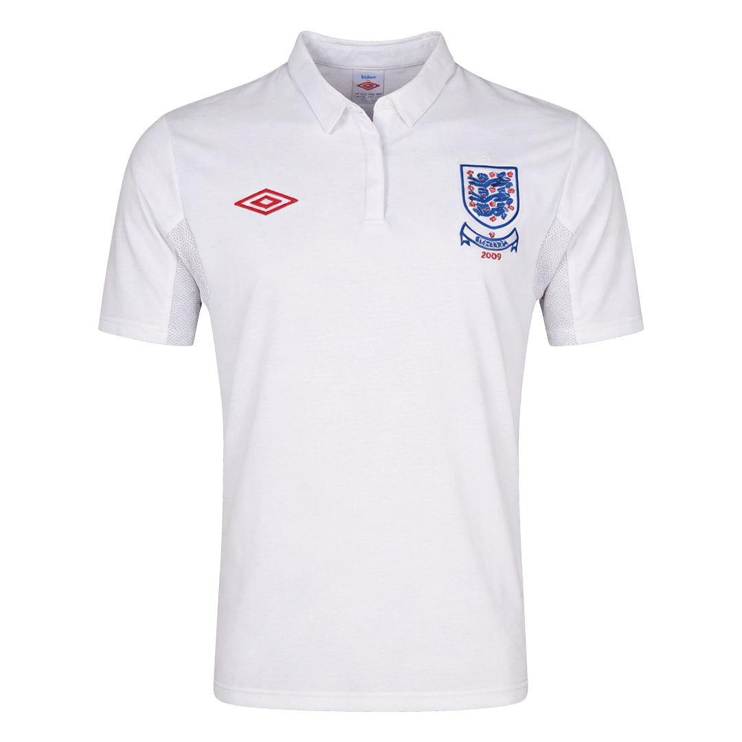 Men Retro Fan Version 2010 England Home Soccer Jersey White