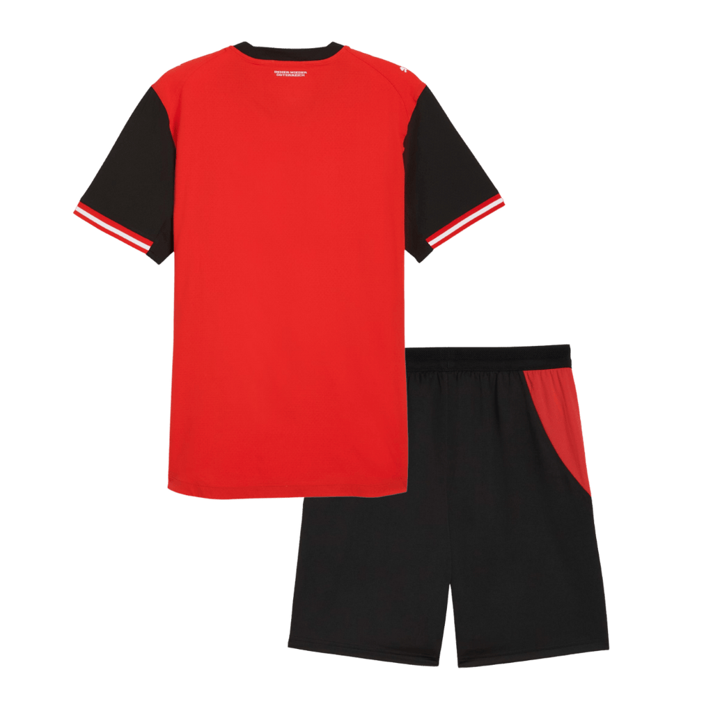Kid's Austria Home Soccer Jersey Kit(Jersey+Shorts) World Cup 2026 Red