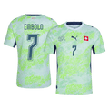 EMBOLO #7 Player Version Switzerland Away Soccer Jersey World Cup 2026 Green