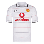 Men Retro Fan Version 04/06 Manchester United Away Soccer Jersey White