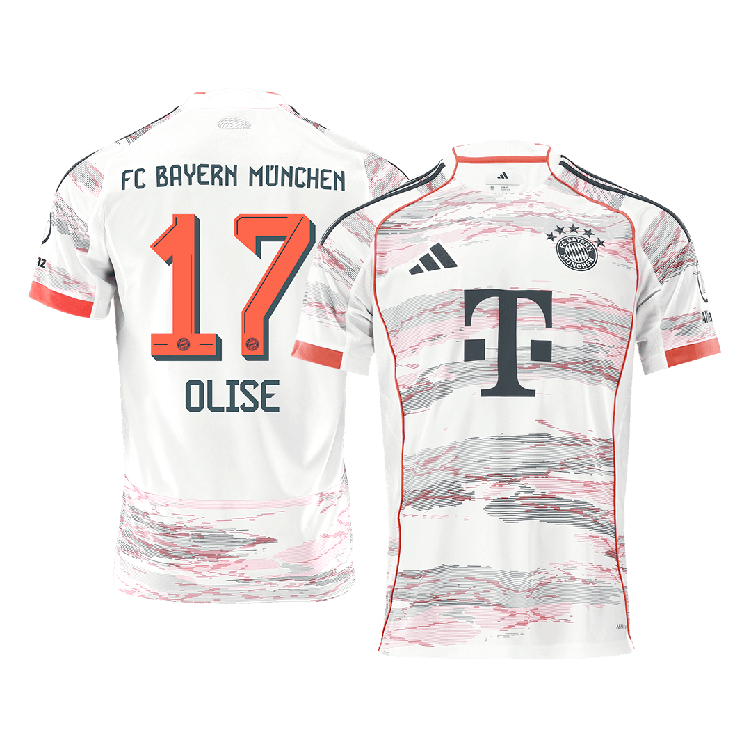 Bayern Munich 2025/26 Away Soccer Jersey - OLISE #17