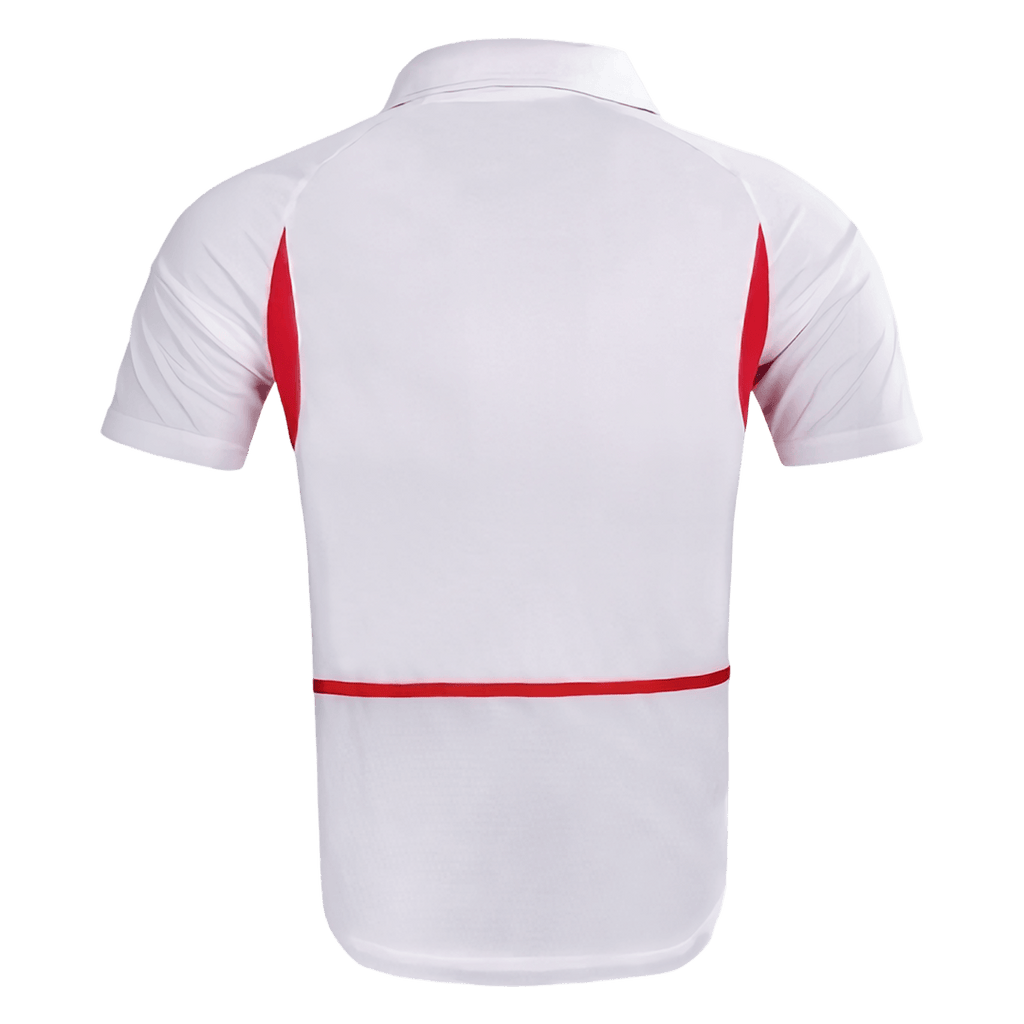 Men Retro Fan Version 2002 South Korea Away Soccer Jersey White