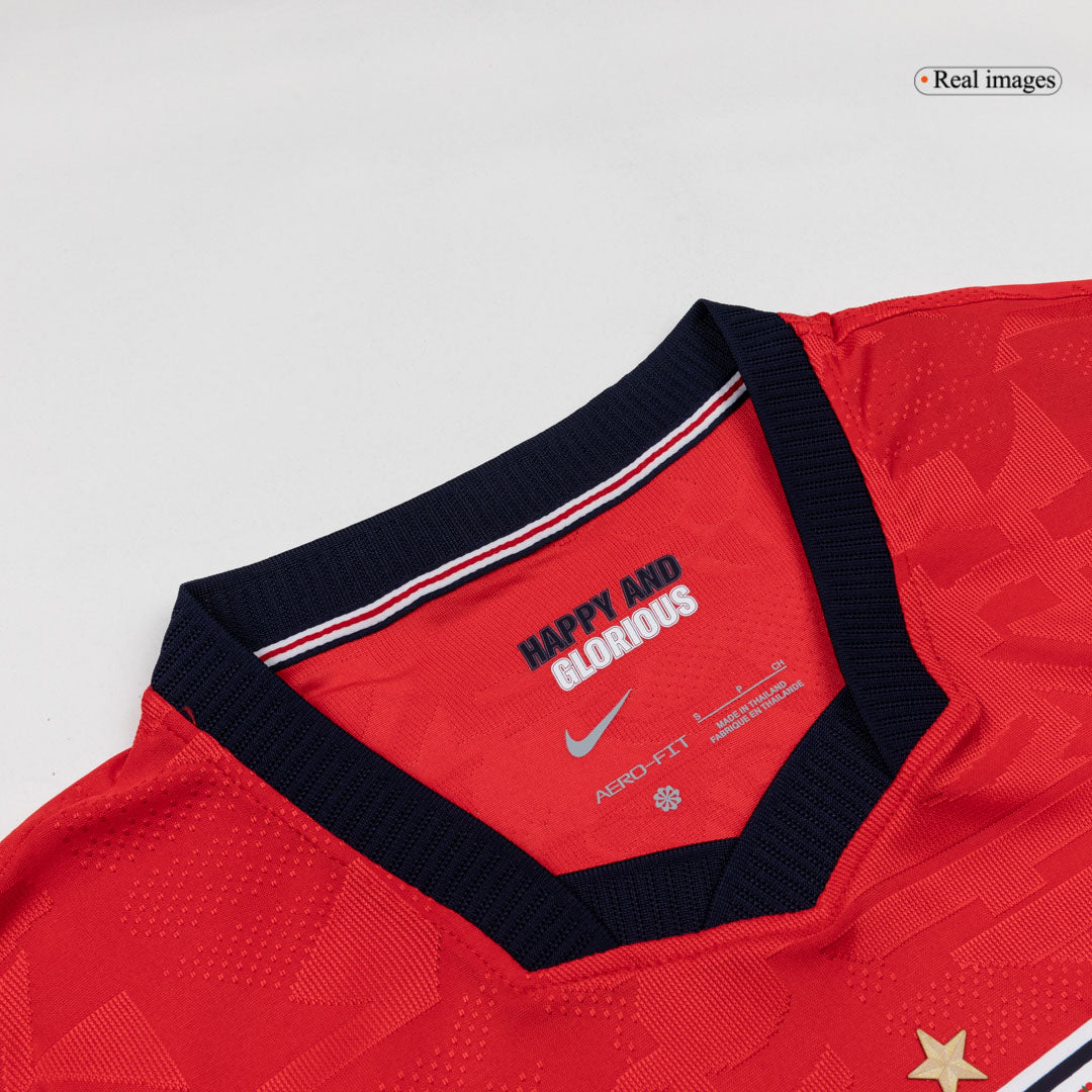 Player Version England Away Soccer Jersey World Cup 2026 Red