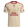 Men Retro Fan Version 2010/11 Away Soccer Jersey Short Sleeve Khaki