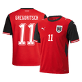 GREGORITSCH#11 Austria Home Soccer Jersey World Cup 2026 Red