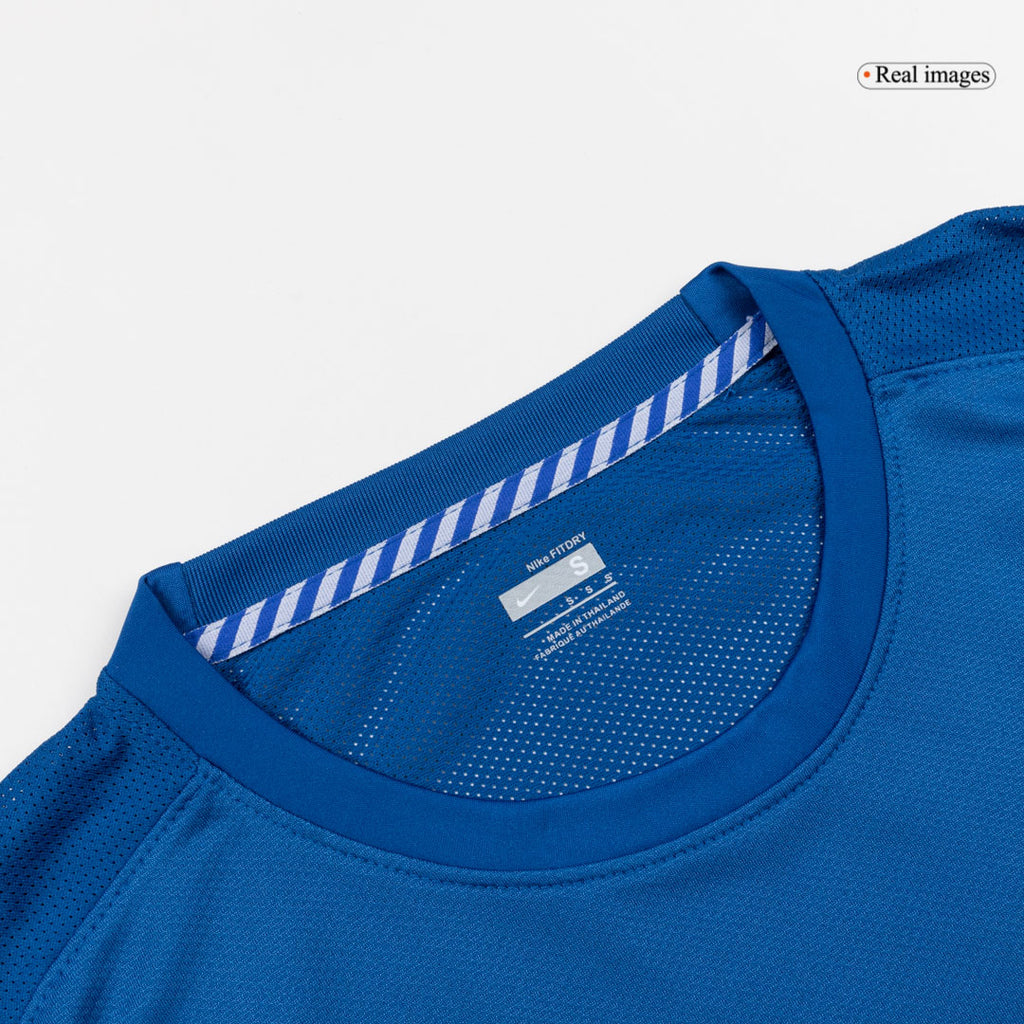 Retro 08/09 Manchester United Third Long Sleeve Jersey Blue