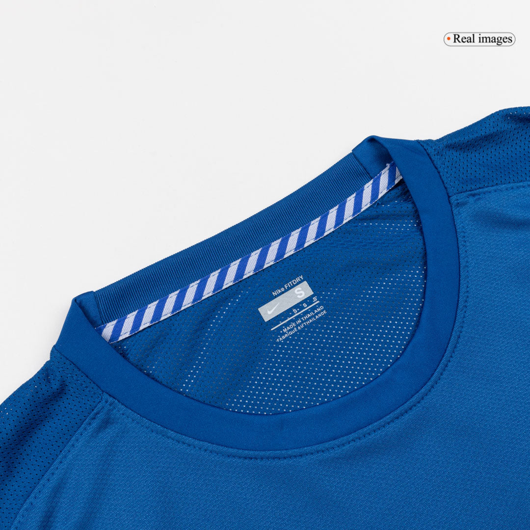Retro 08/09 Manchester United Third Long Sleeve Jersey Blue
