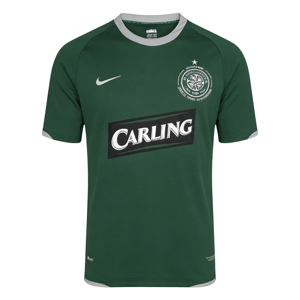 Men Retro Fan Version 06/07 Celtic Away Soccer Jersey Green
