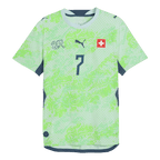 EMBOLO #7 Switzerland Away Soccer Jersey World Cup 2026 Green
