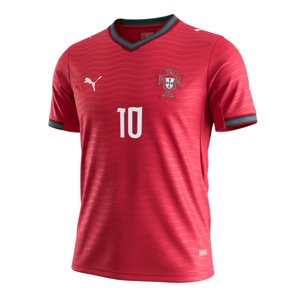 BERNARDO#10 Portugal Home Soccer Jersey World Cup 2026 Red