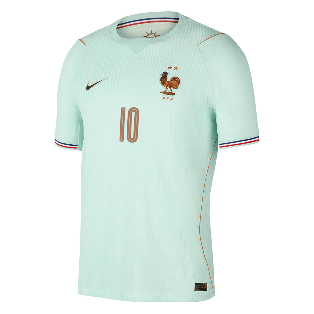 MBAPPE #10 Player Version France Away Soccer Jersey World Cup 2026 Green