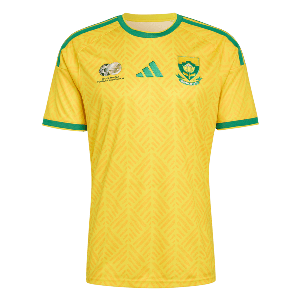 South Africa Home Soccer Jersey World Cup 2026 Yellow