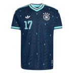 WIRTZ #17 Player Version Germany Away Soccer Jersey World Cup 2026 Navy