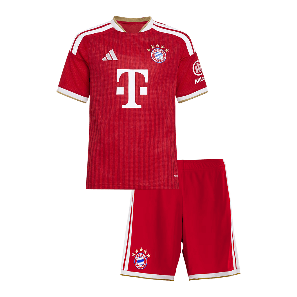 Kids Bayern Munich Home Soccer Jersey Kit (Jersey+Shorts) 2026/27 Red