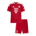 Kids Bayern Munich Home Soccer Jersey Kit (Jersey+Shorts) 2026/27 Red