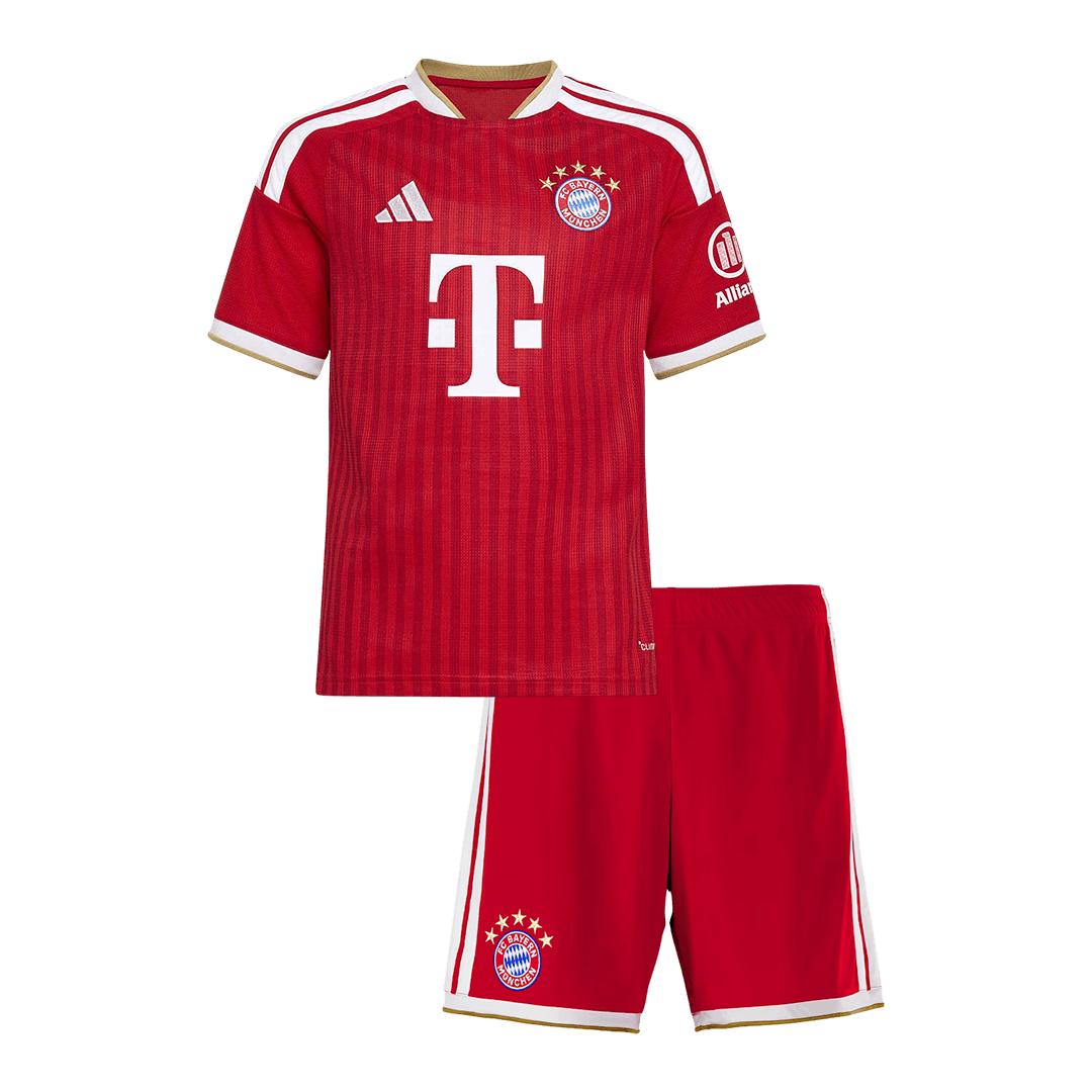 Kids Bayern Munich Home Soccer Jersey Kit (Jersey+Shorts) 2026/27 Red