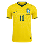 Brazil NEYMAR JR. #10 Custom Player Version Home Soccer Jersey World Cup 2026