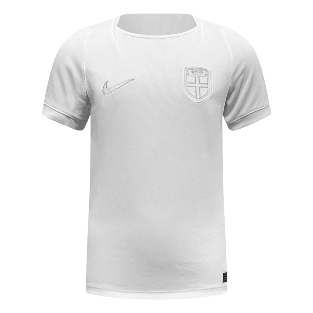 Men Fan Norway Third Soccer Jersey World Cup 2026 White