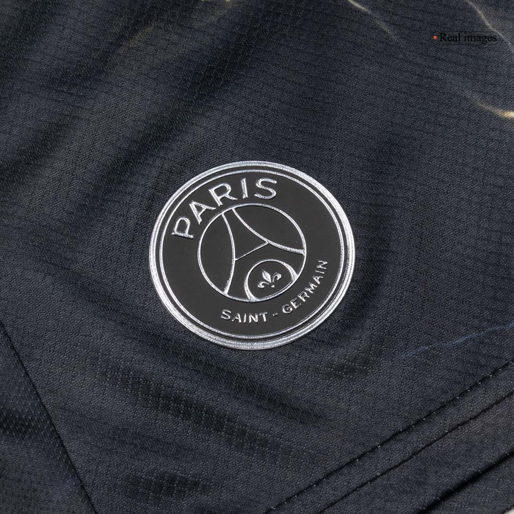 Kid's PSG Jordan Night Edition Soccer Jersey Kit(Jersey+Shorts) 2025/26 Black