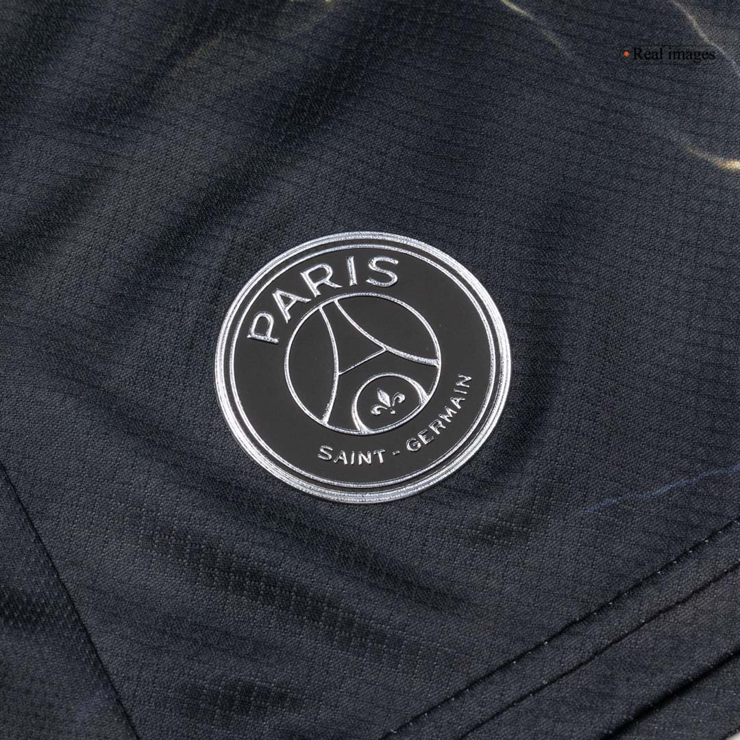 Kid's PSG Jordan Night Edition Soccer Jersey Kit(Jersey+Shorts) 2025/26 Black