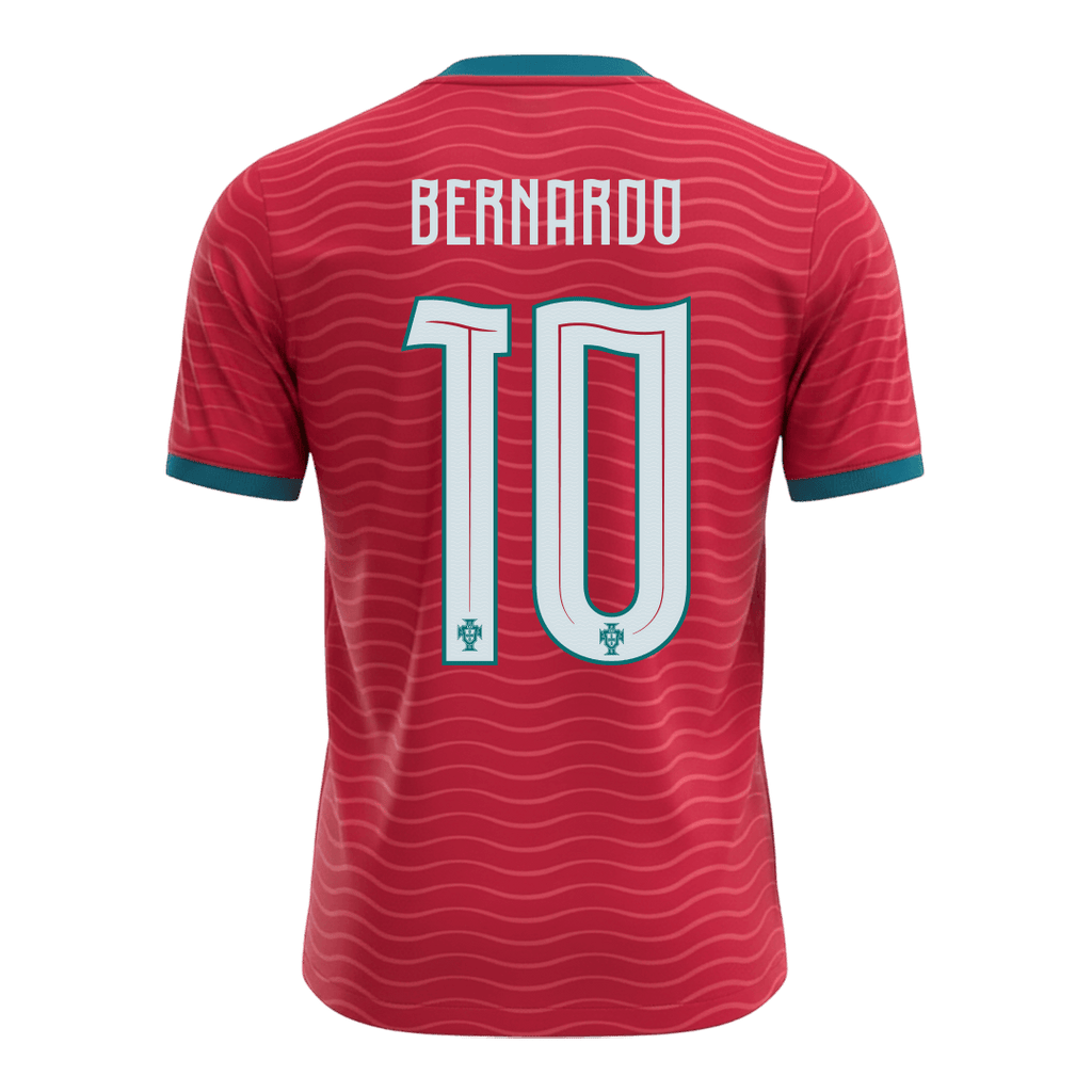 BERNARDO#10 Portugal Home Soccer Jersey World Cup 2026 Red