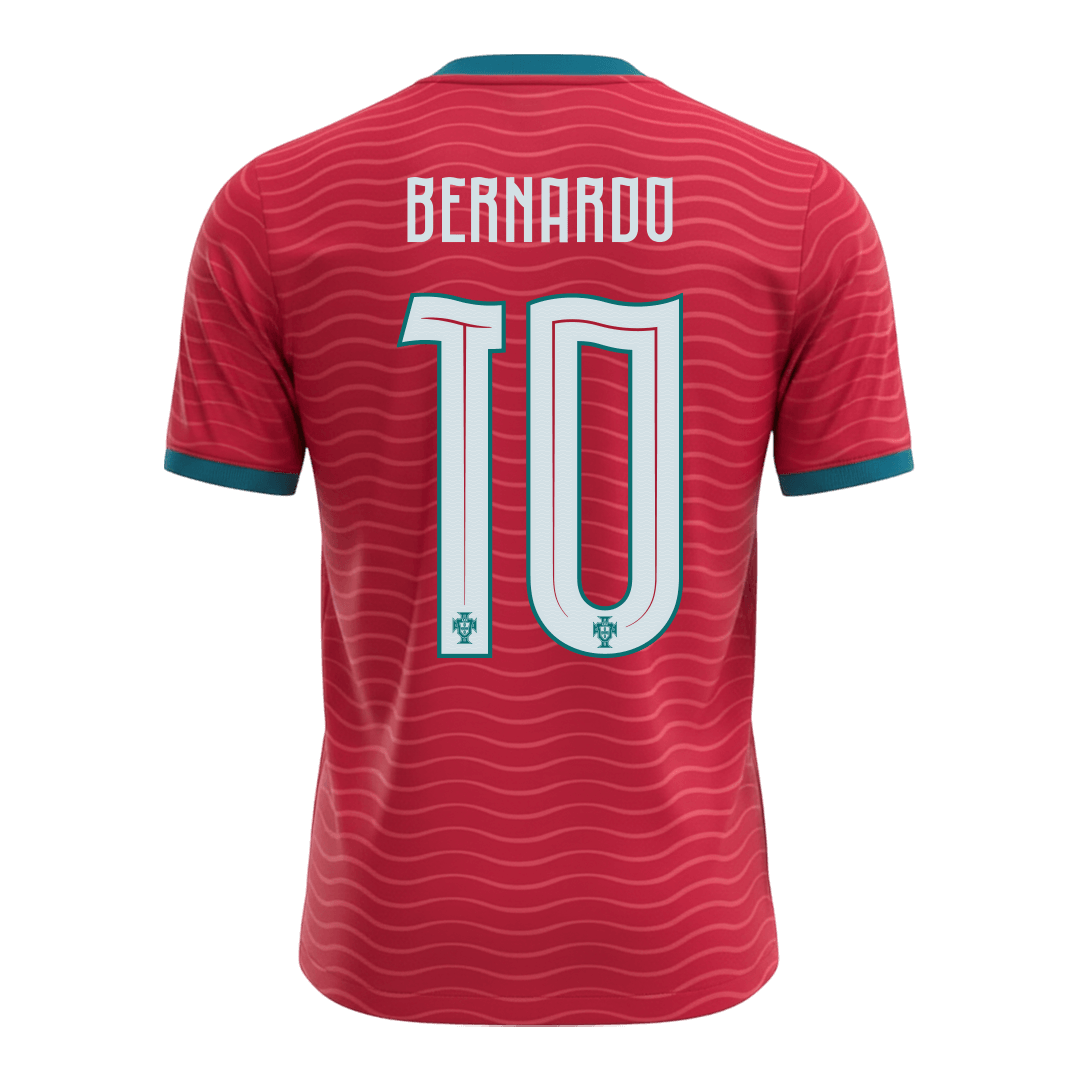 BERNARDO#10 Portugal Home Soccer Jersey World Cup 2026 Red