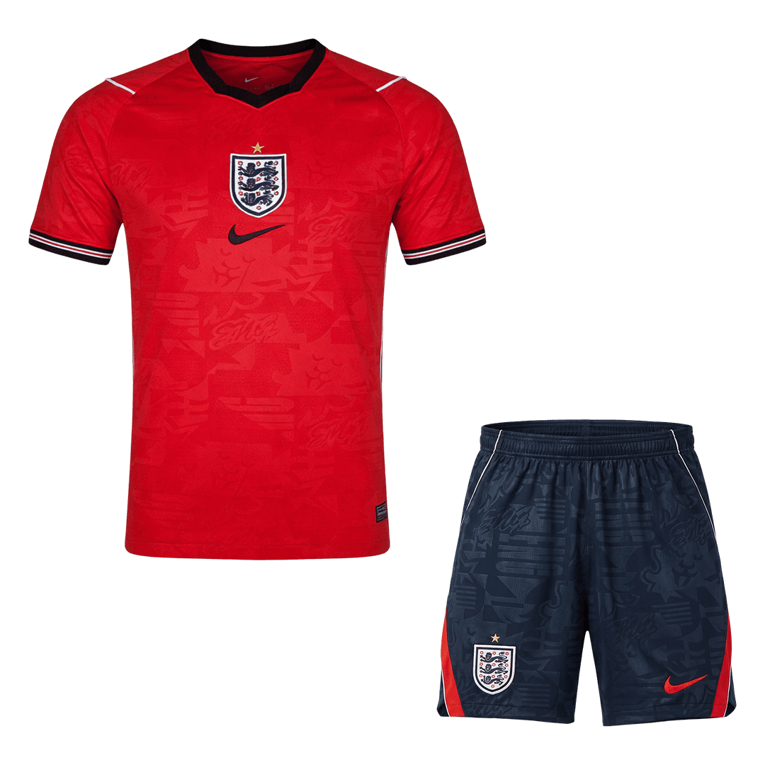 England Away Soccer Jersey Kit(Jersey+Shorts) World Cup 2026