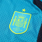 Player Version Spain Pre-match Soccer Jersey Kit(Jersey+Shorts) World Cup 2026 Blue