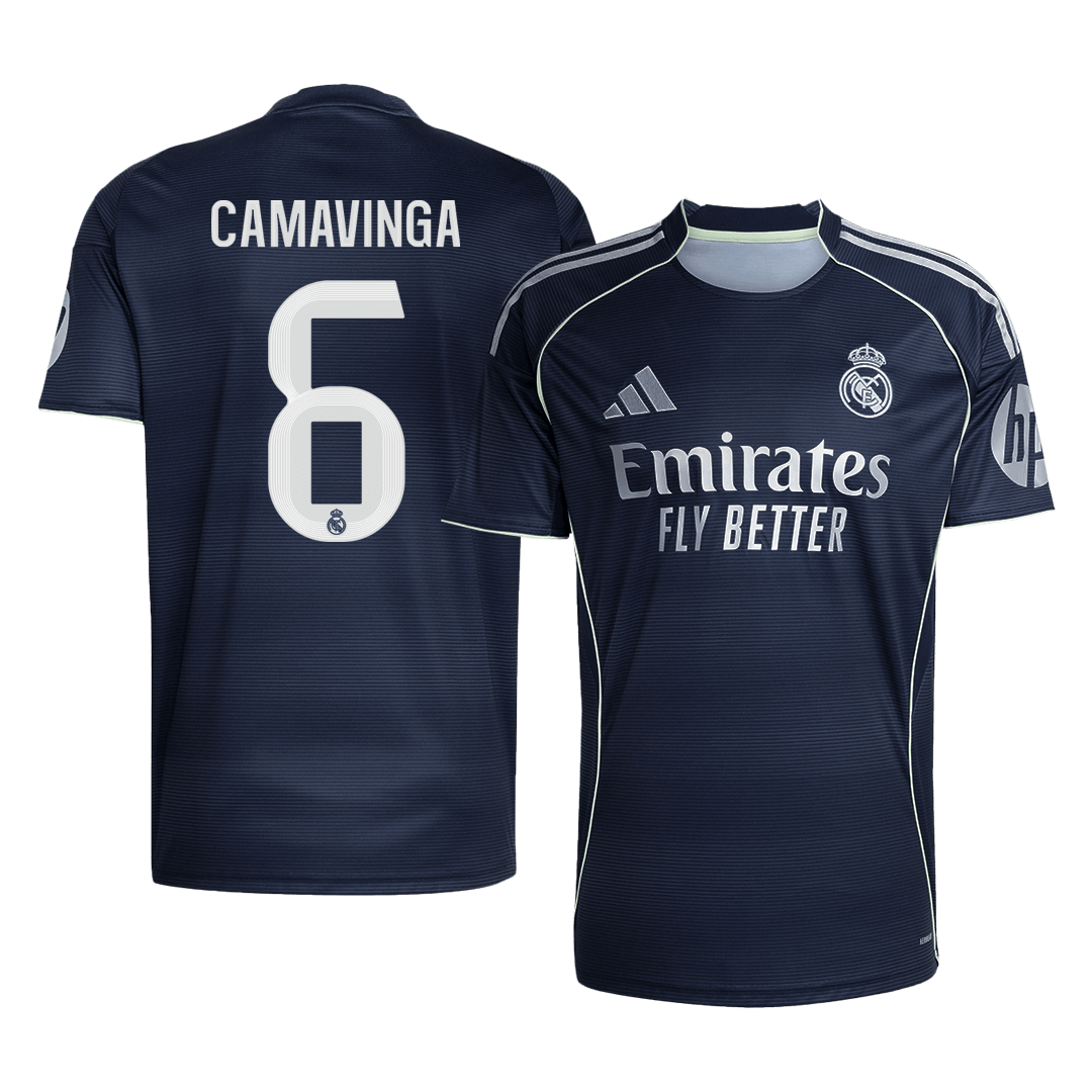 Real Madrid 2025/26 Away Soccer Jersey - CAMAVINGA #6