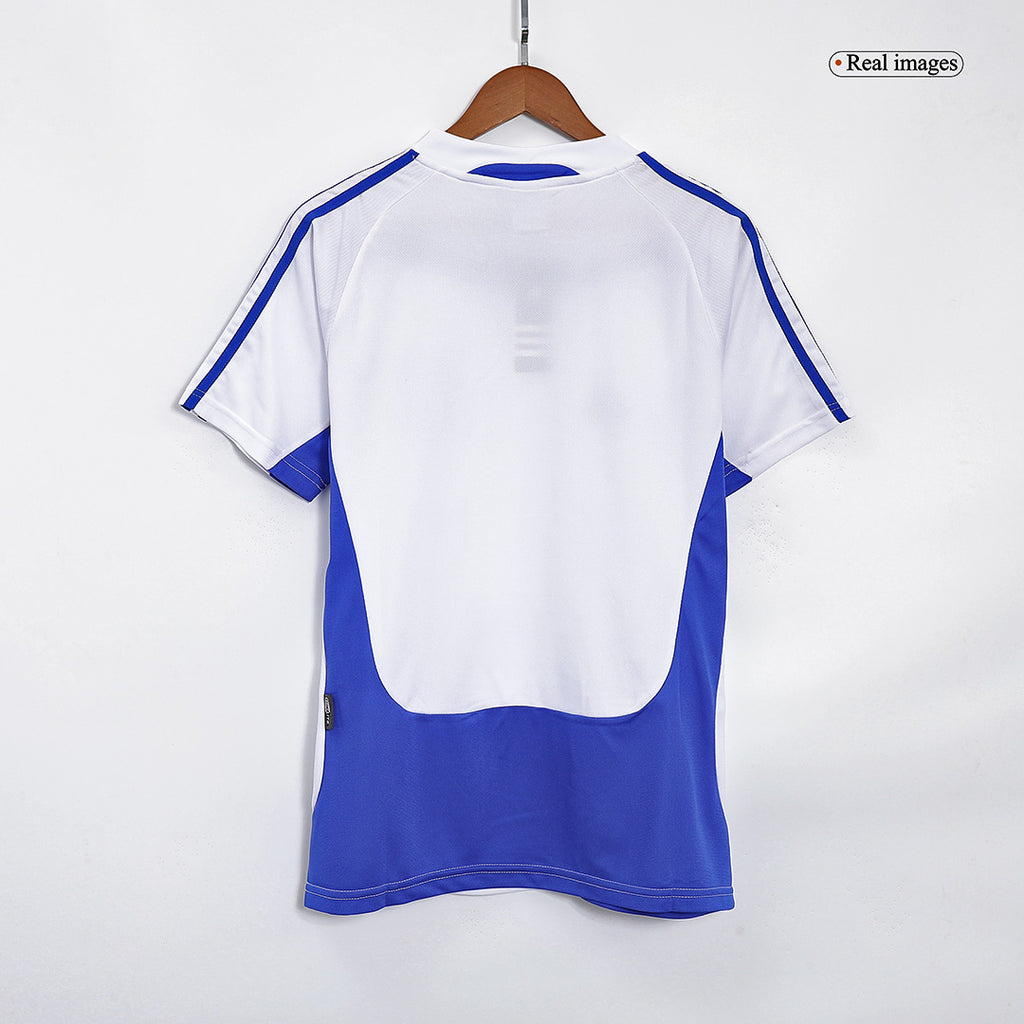 Men Retro Fan Version Greece Away Soccer Jersey Euro Cup 2004 White
