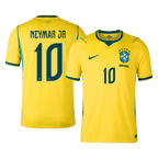 Brazil NEYMAR JR. #10 Soccer Jersey Home Custom Shirt World Cup 2026