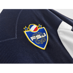 Men Retro Fan Version Yugoslavia Home Soccer Jersey World Cup 1998 Navy