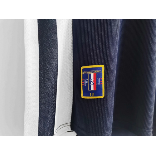 Men Retro Fan Version Yugoslavia Home Soccer Jersey World Cup 1998 Navy