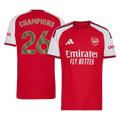 CHAMPIONS #26 Player Version Arsenal Premier League Champions Home Soccer Jersey 2026/27 Red