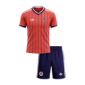 Kid's Scotland Away Soccer Jersey Kit(Jersey+Shorts) World Cup 2026 Coral