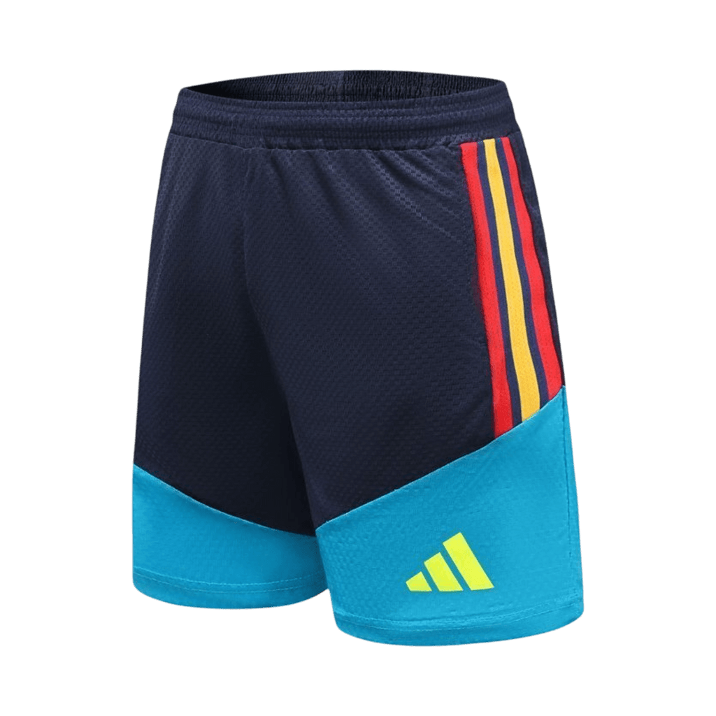 Player Version Spain Pre-match Soccer Jersey Kit(Jersey+Shorts) World Cup 2026 Blue