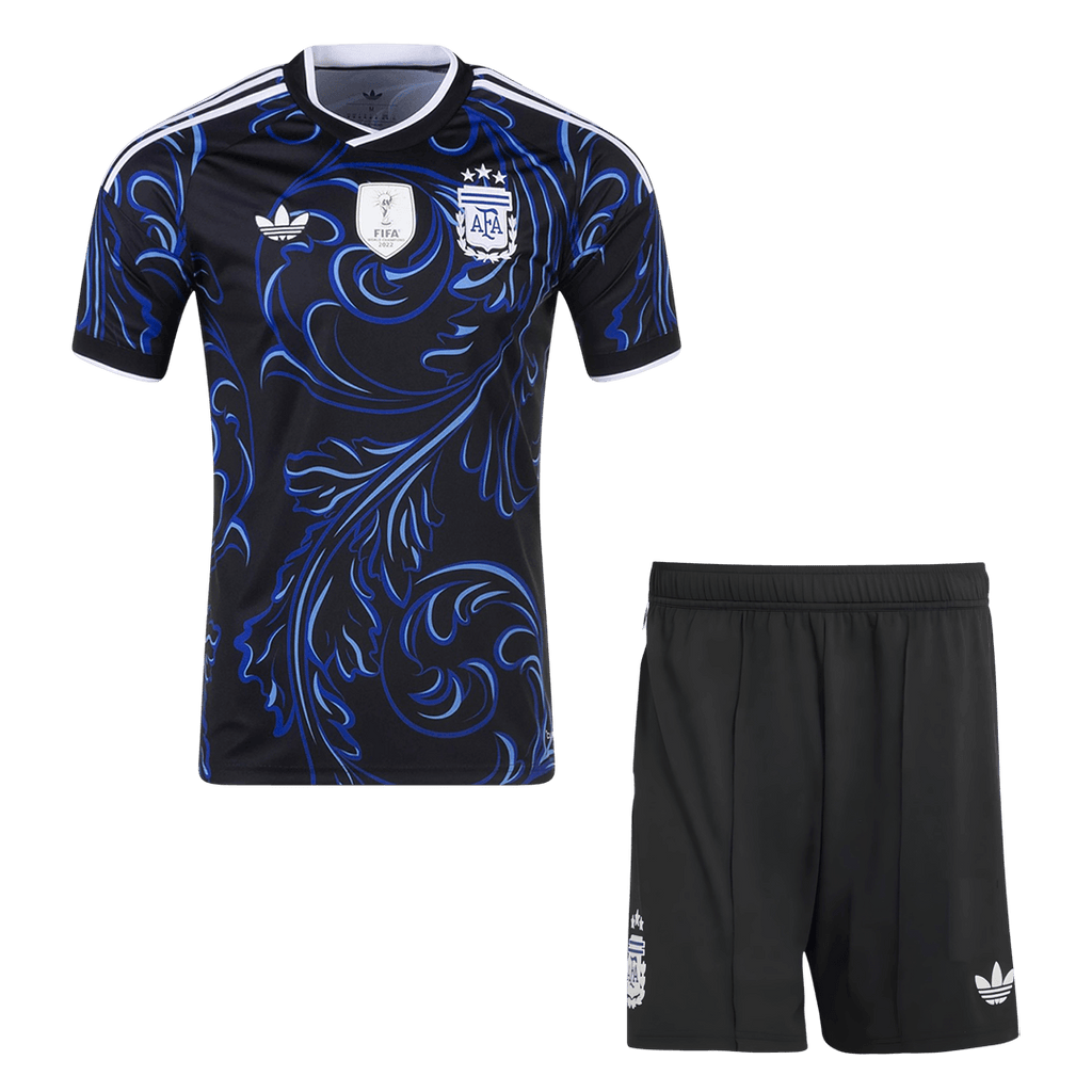 Argentina Away Soccer Jersey Kit(Jersey+Shorts) World Cup 2026