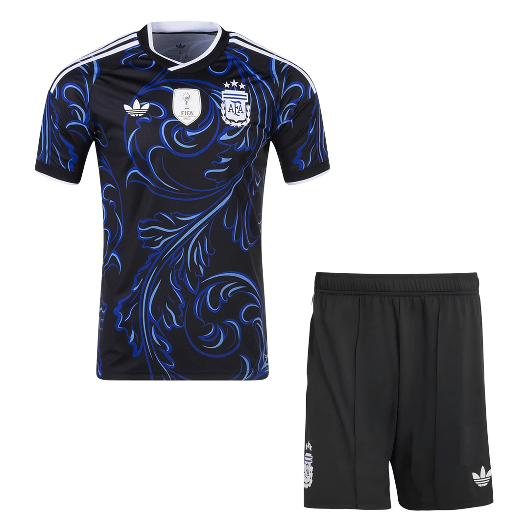 Argentina Away Soccer Jersey Kit(Jersey+Shorts) World Cup 2026