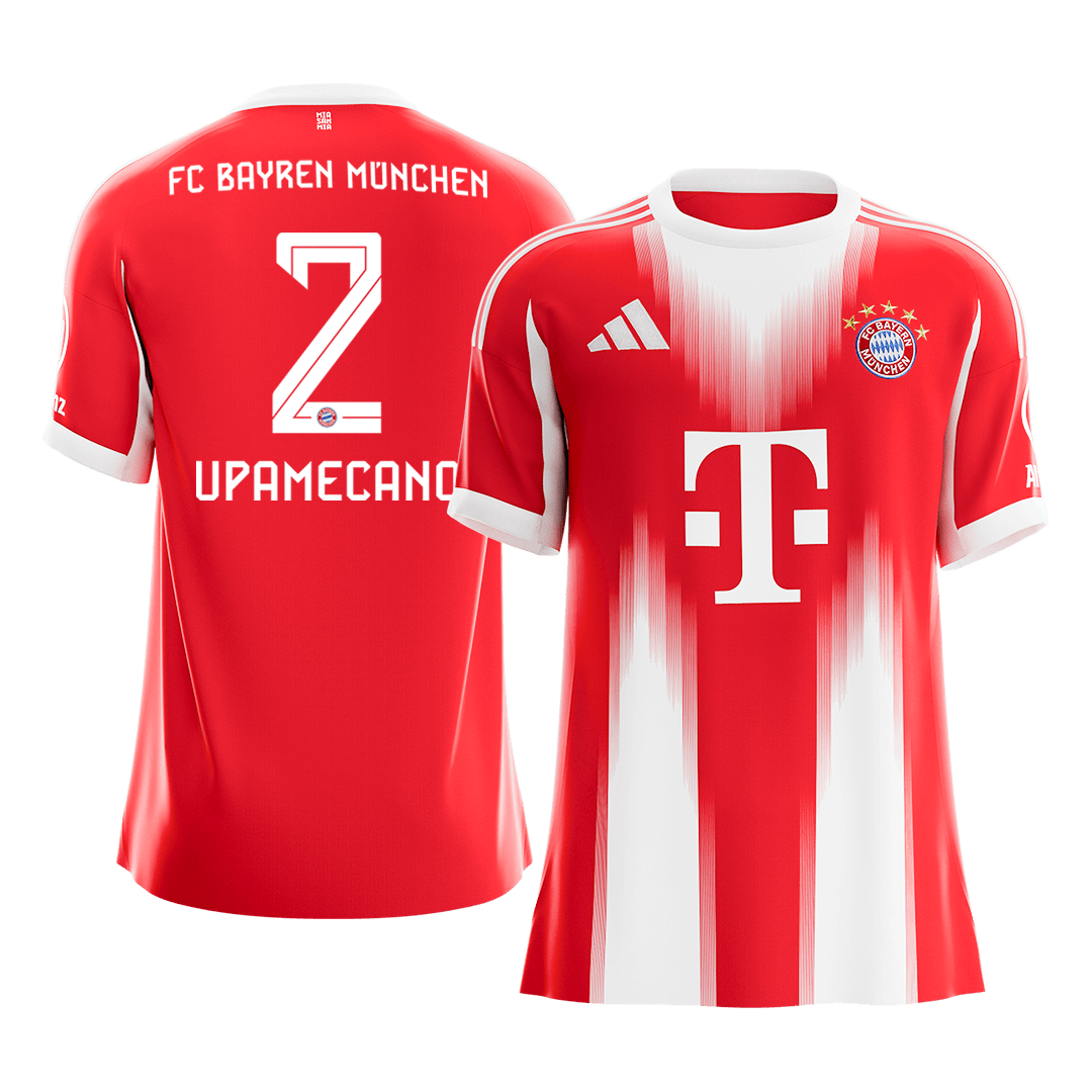 Bayern Munich 2025/26 Home Soccer Jersey - UPAMECANO #2