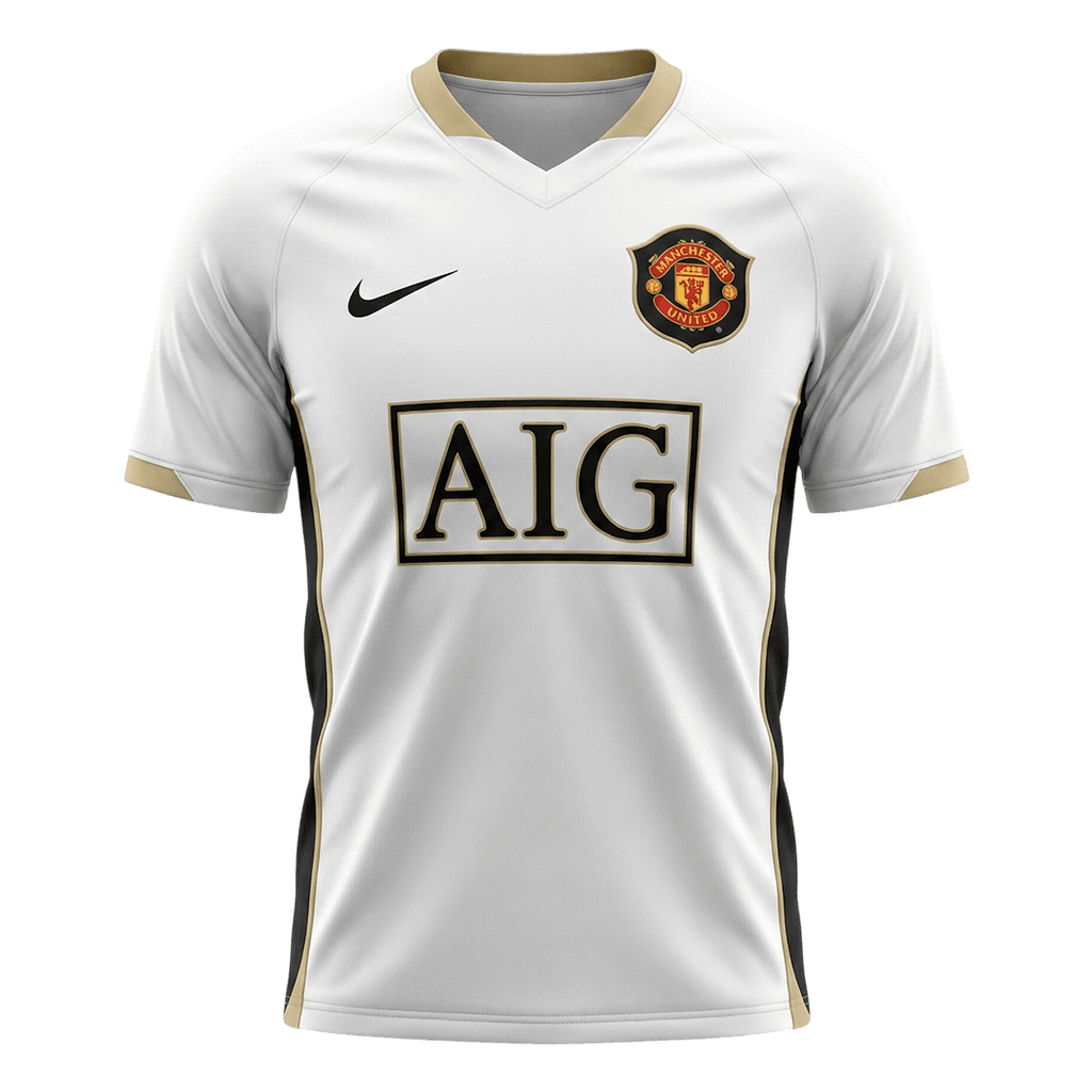 Retro 06/07 Manchester United Away Soccer Jersey White