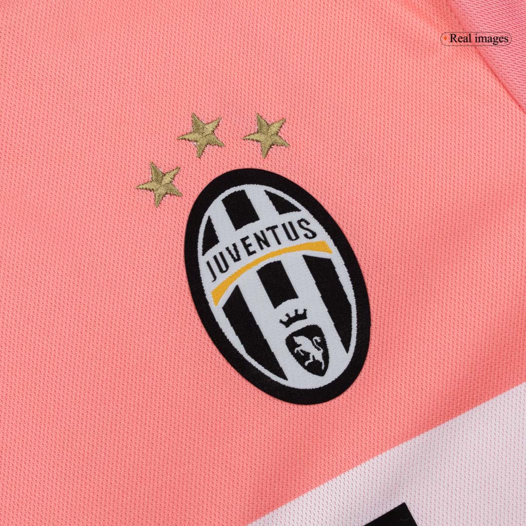 Retro 15/16 Juventus Away Long Sleeve Jersey Pink