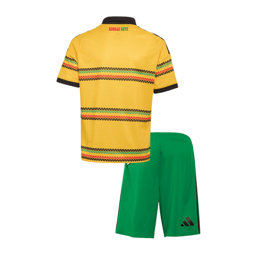 Kids Jamaica Home Soccer Jersey Kit (Jersey+Shorts) World Cup 2026 Yellow&Green